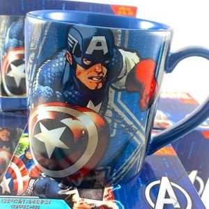 Marvel Captain America Coffee Mug NWT NIB 16 FL OZ
